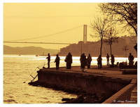 Fishermen in Rumelihisarı